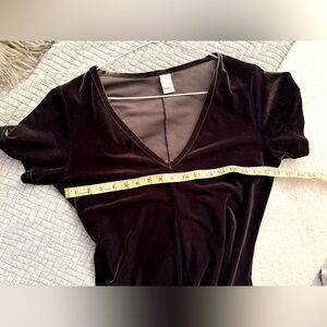 Smash + Tess Velvet brown romper